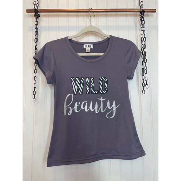 J. Crew & NYC Underground Wild Beauty T-Shirt & Belted Denim Pants Bundle Size S - Picture 2 of 9